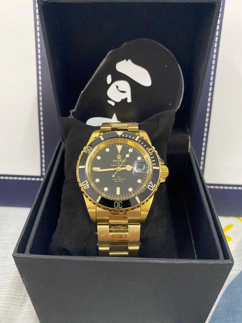Bapex gold 2025 watch
