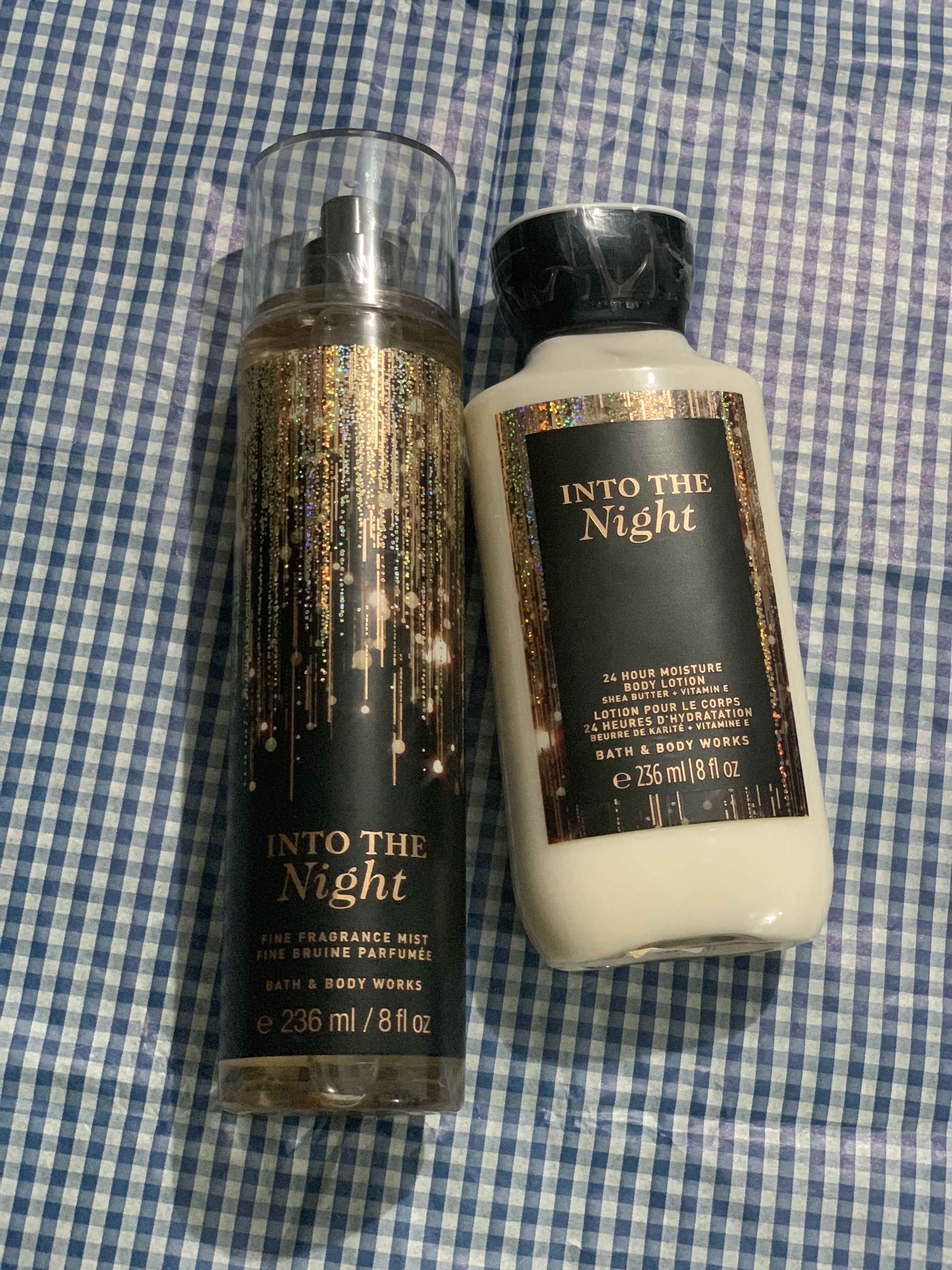 Bath & Body Works Into The Night Mist or Lotion UAE original, Beauty