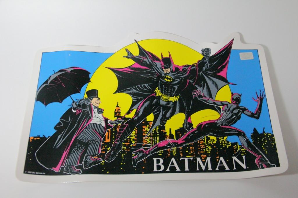 Batman Returns 1992 Movie Placemat Catwoman Penguin DC Comics Collectible  Zak Designs, Hobbies & Toys, Collectibles & Memorabilia, Fan Merchandise on  Carousell