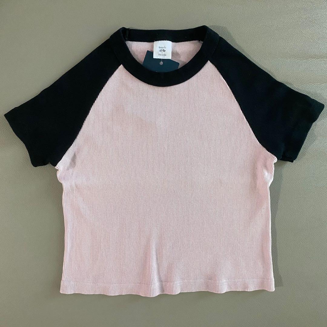 Bnwt Brandy Melville Light Pink Bella Top Women S Fashion Tops Other Tops On Carousell