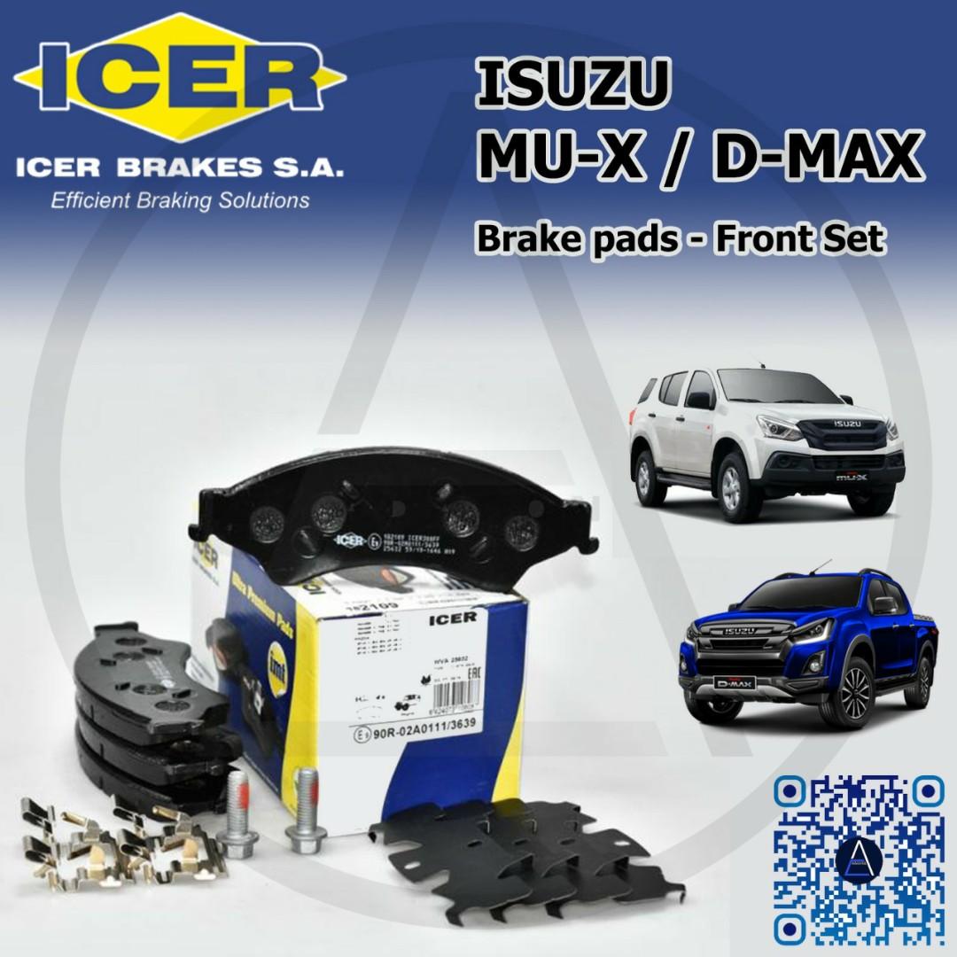 Brake Pads Ford Ranger Isuzu Mux Dmax Chevrolet Colorado Trailblazer