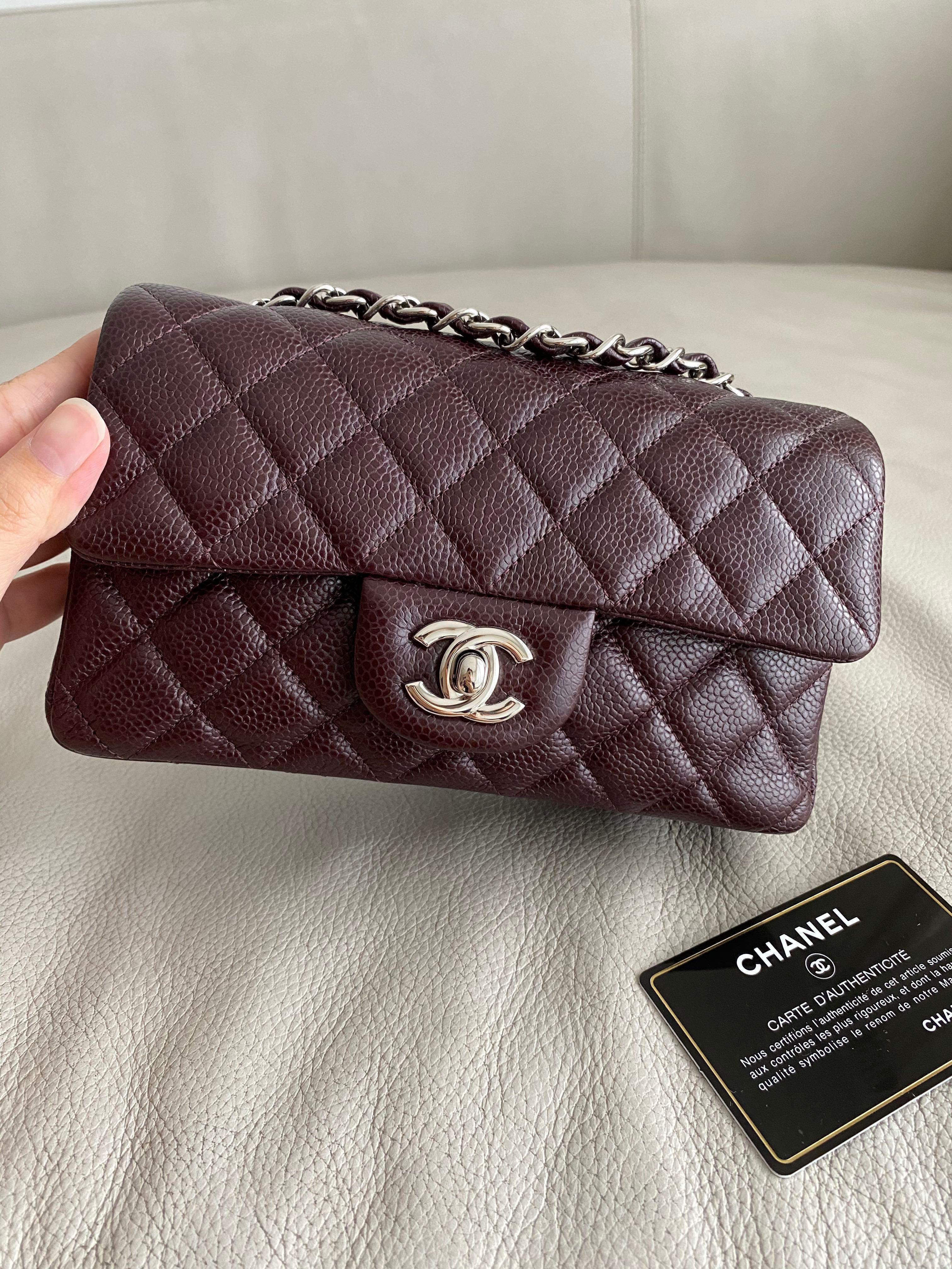 Chanel Red Caviar Rectangular Mini Classic Flap Bag SHW – Boutique Patina