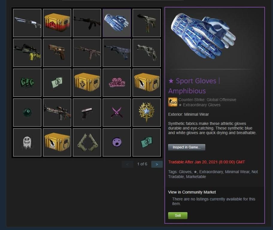 CSGO MW Sport Gloves Amphibious, Video Gaming, Gaming Accessories