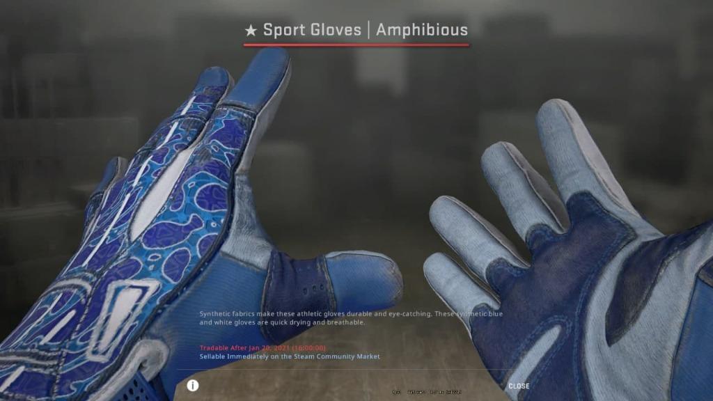 CSGO MW Sport Gloves Amphibious, Video Gaming, Gaming Accessories