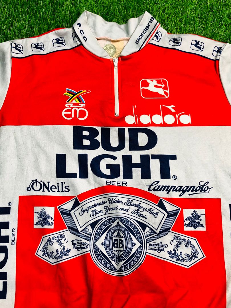 Cycling Jersey Original Bud Light O Neil s diadora Made in Italy