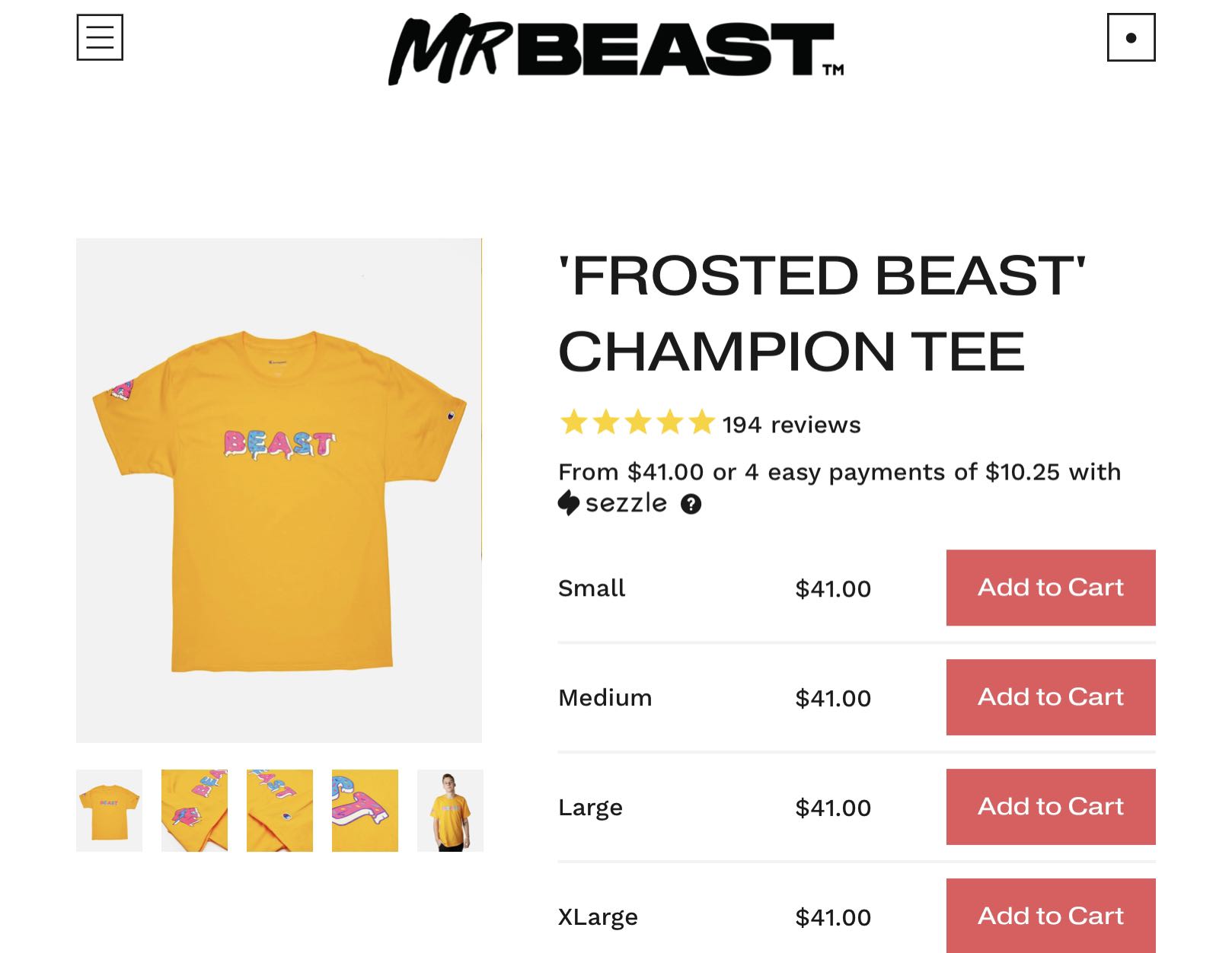 Mrbeast champion hotsell