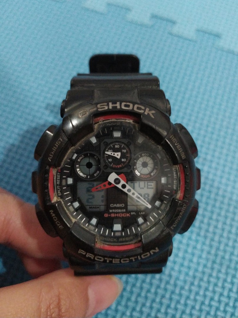 G shock ga 100, Fesyen Pria, Jam Tangan di Carousell