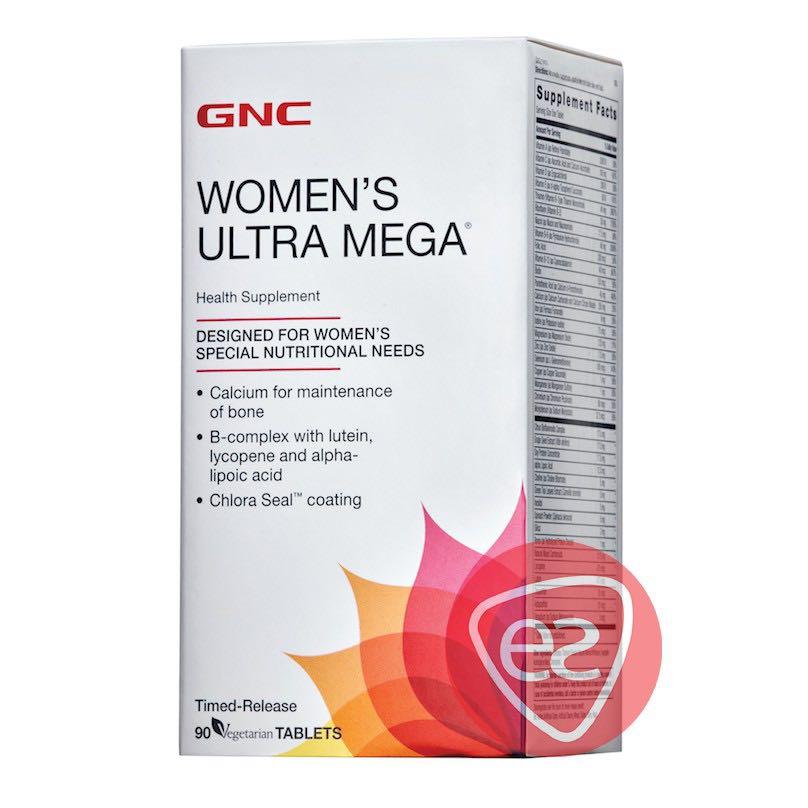Gnc Women Ultra Mega Multivitamins Health Nutrition Health Supplements Vitamins Supplements On Carousell