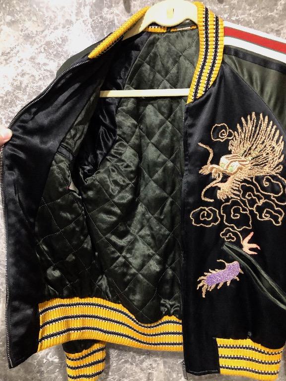 Gucci dragon bomber jacket sales