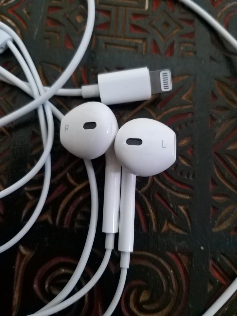 Headset apple original bawaan iphone xr
