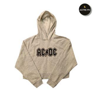 H&M ACDC Cropped Hoodie Branded Overrun