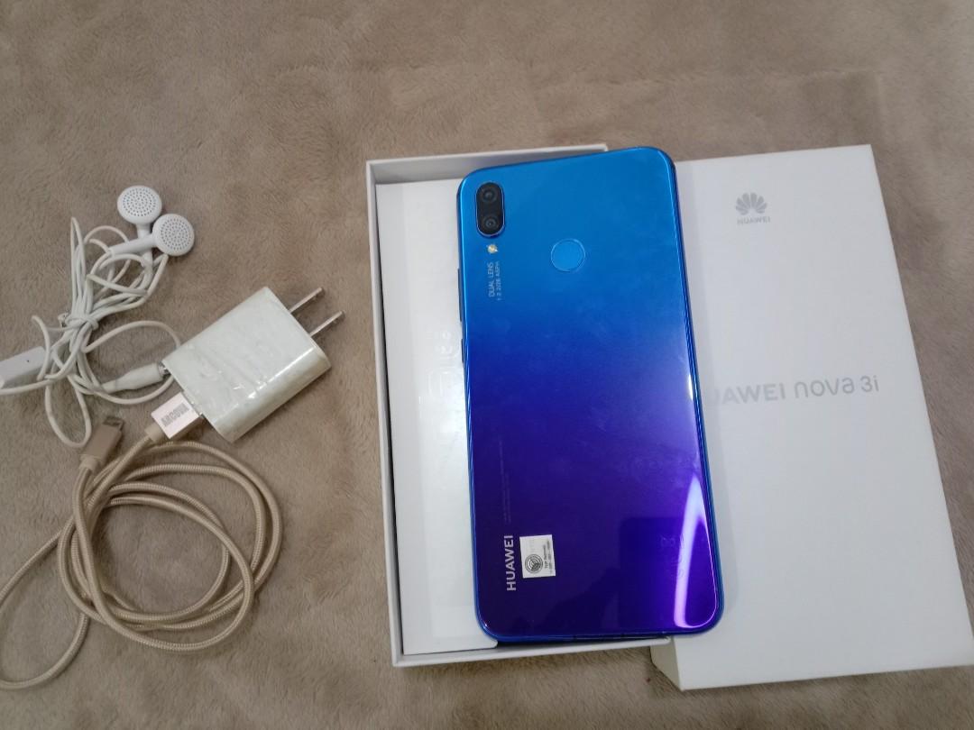 Huawei Nova 3i (NO ISSUE) (Category: Huawei) located in Caloocan City. Submitted by gel028 (Listing ID 1062201080, Image 3). Description: Specs - Huawei Nova 3i Smartphone Display size: 6.3-inch Display type: IPS LCD capacitive touchscreen, FHD+ Processor: HUAWEI Kirin 710 AI processor Operating System: Android 9 Fingerprint Sensor: Yes RAM: 4GB Storage: 128GB MicroSD slot: Yes Durability: N/A Ports: 3.5mm headphone jack + MicroUSB SIM: dual Batt