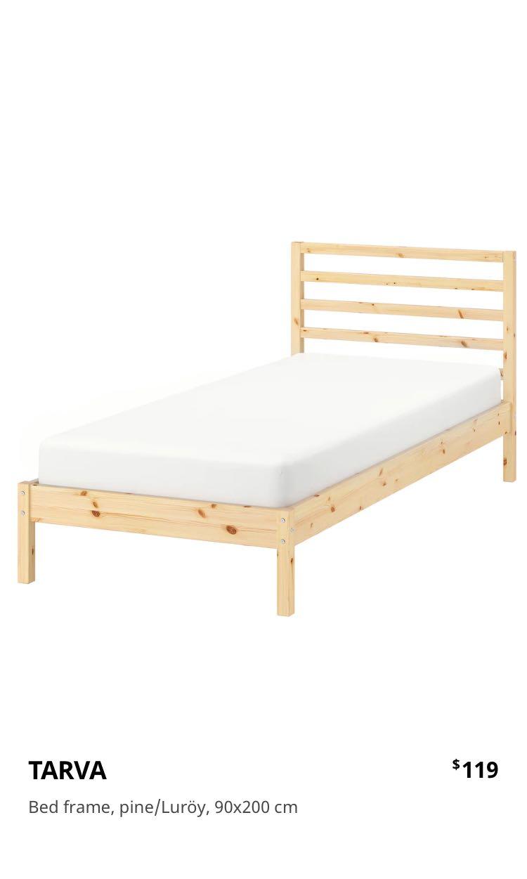 IKEA TARVA BEDFRAME, Furniture & Home Living, Furniture, Bed Frames