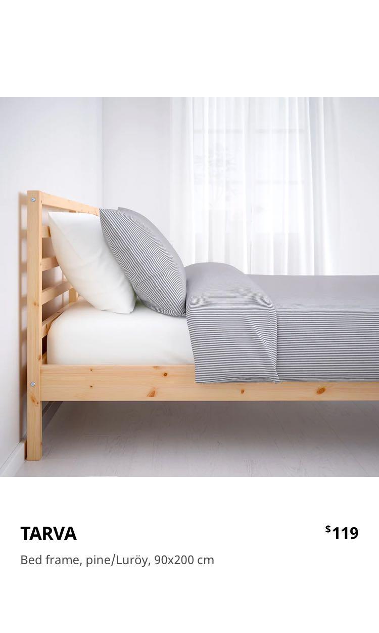 IKEA TARVA BEDFRAME, Furniture & Home Living, Furniture, Bed Frames