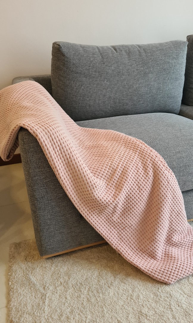 IKEA Vareld Throw Pink 230x250 cm