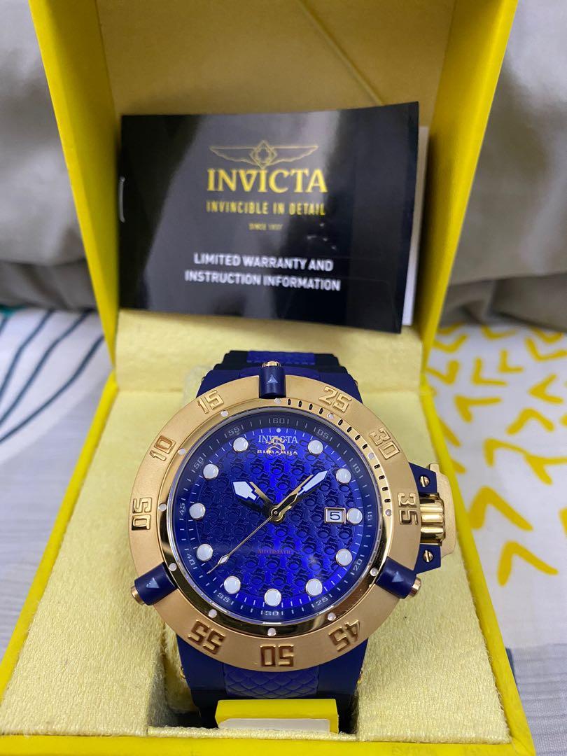 Invicta dragon watch blue shop