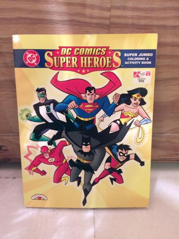 Justice League Animated Series Super Jumbo Colouring Book Batman Superman  BTAS TNBA STAS DC Comics, Hobbies & Toys, Toys & Games on Carousell