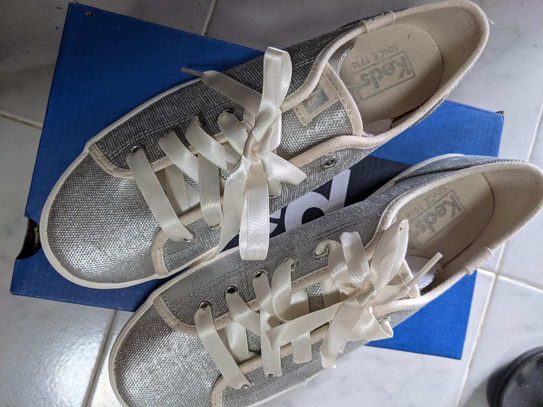 keds silver sneakers