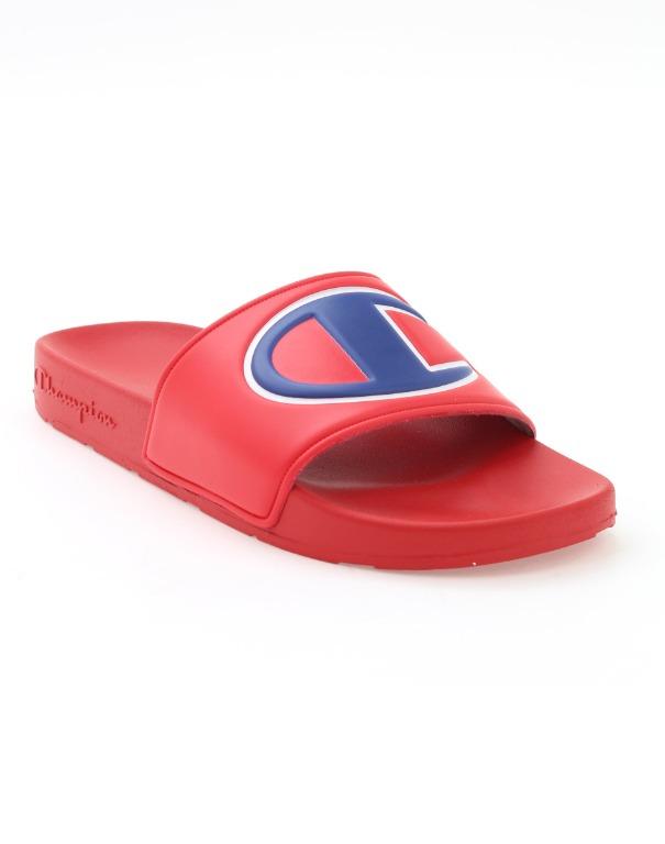red champion flip flops