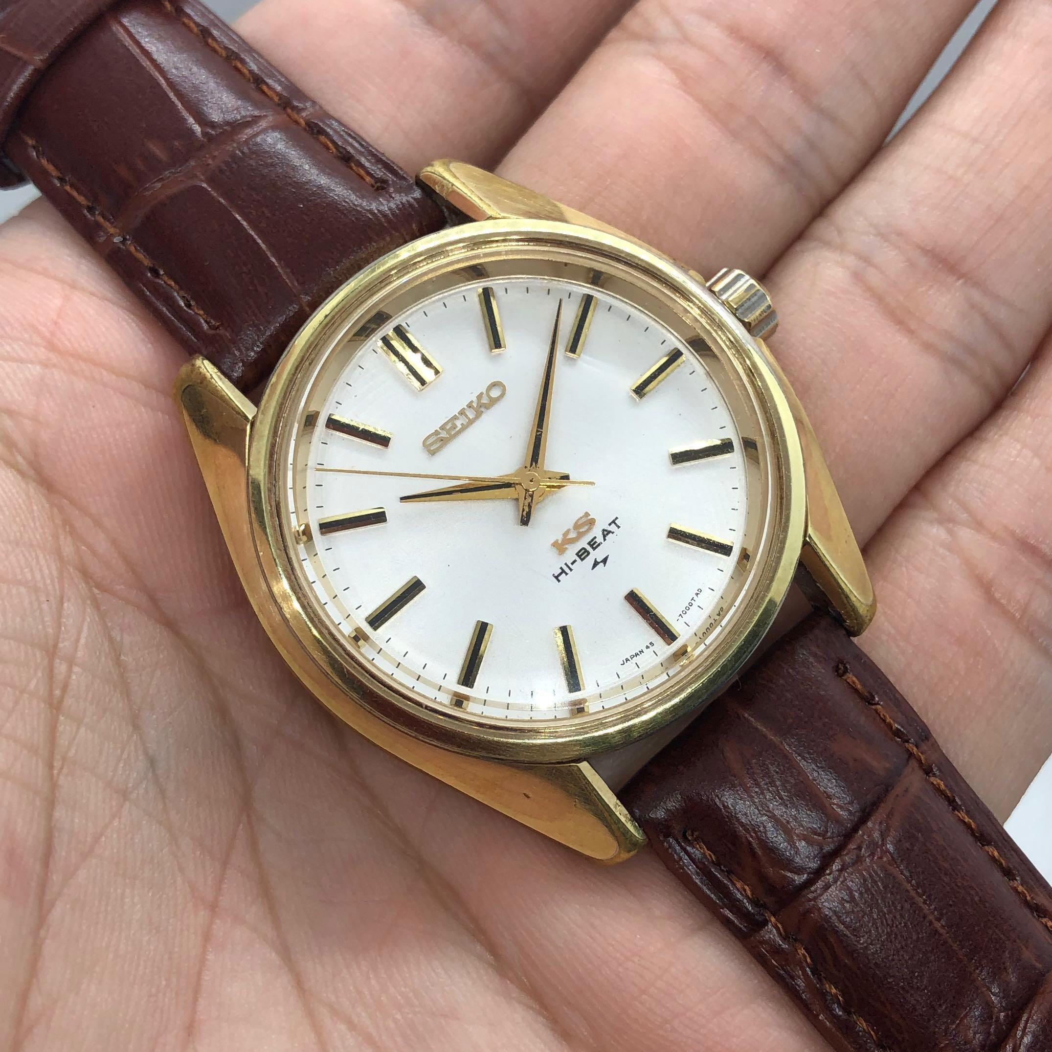 King Seiko 45-7001 Hi-Beat Vintage 1971 Winding 37mm Watch, Men's Fashion,  Watches & Accessories, Watches on Carousell