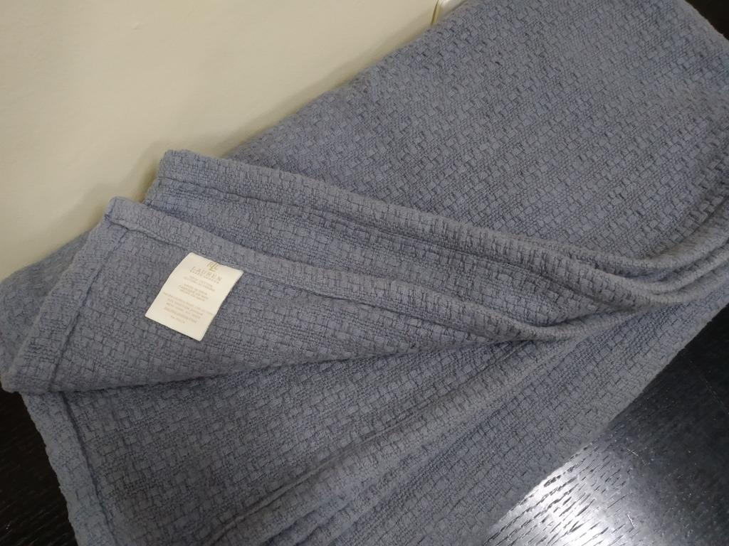 Lauren ralph lauren estate classic cotton blanket shop