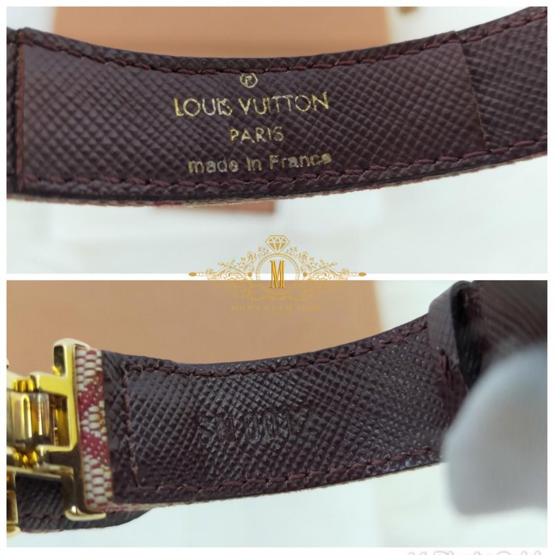 Louis Vuitton Cerise Monogram Mini Lin Millennium Wish Bracelet at 1stDibs