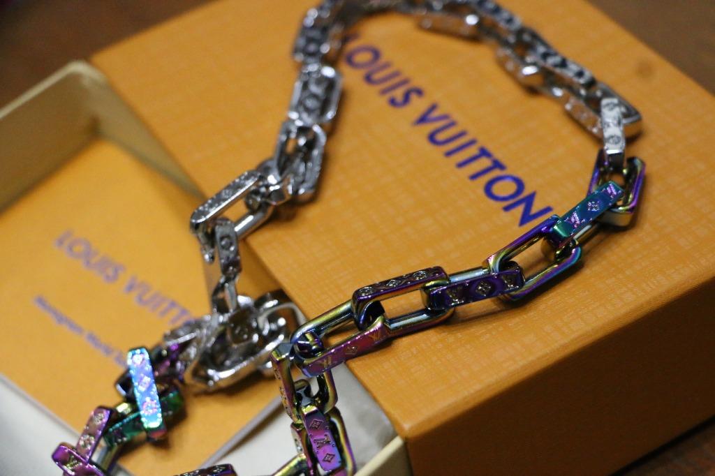 in stock] VIRGIL X LV Cuban chain necklace bracelet, Men's Fashion, Watches  & Accessories, Jewelry on Carousell