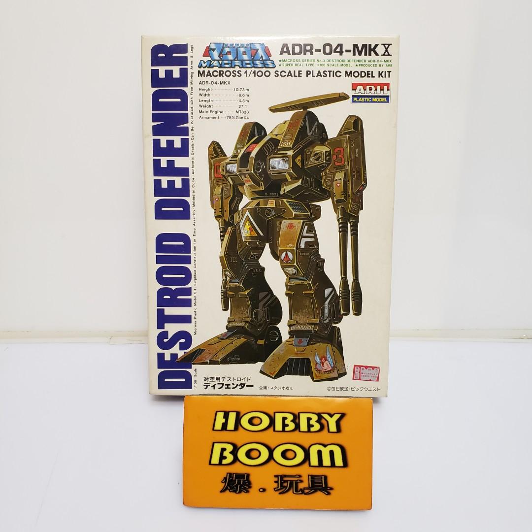 超時空要塞 Macross Destroid Defender ADR-04-MK X 1/100 初版組合模型 有井 製作所 絕版 80s ...