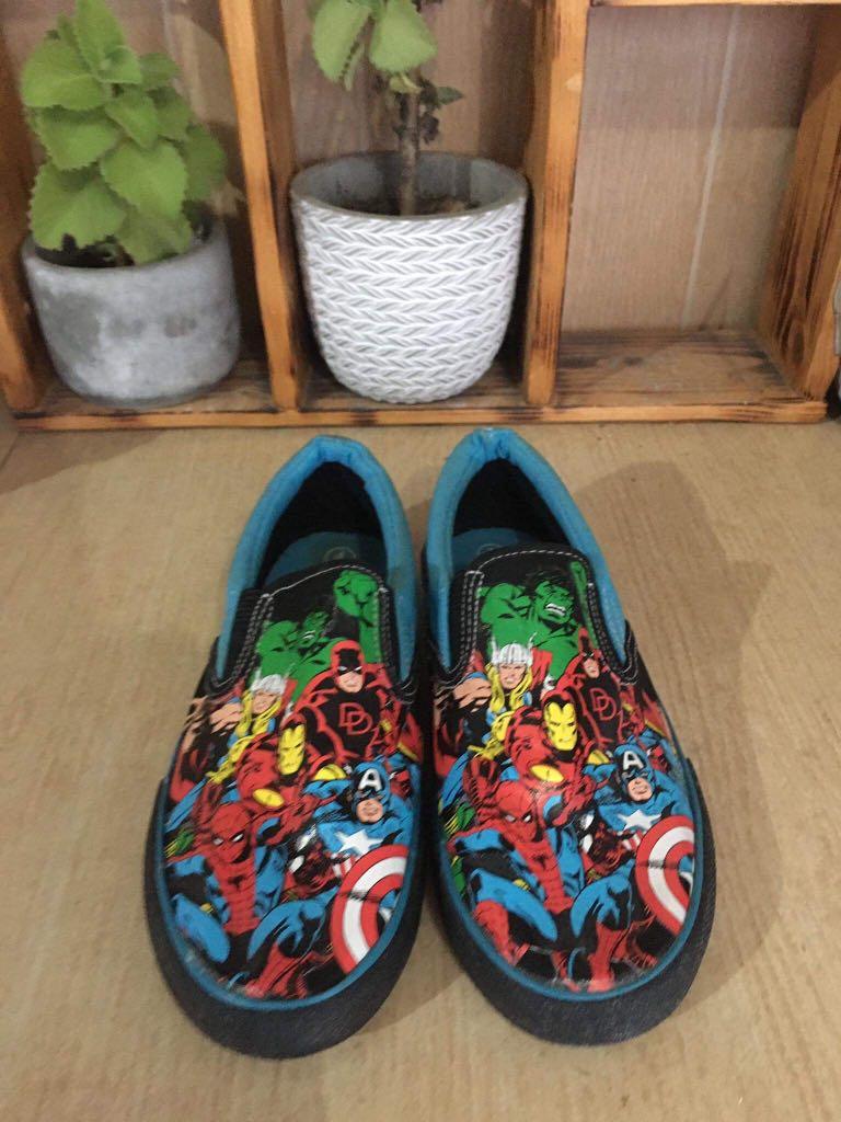 avengers slip on shoes