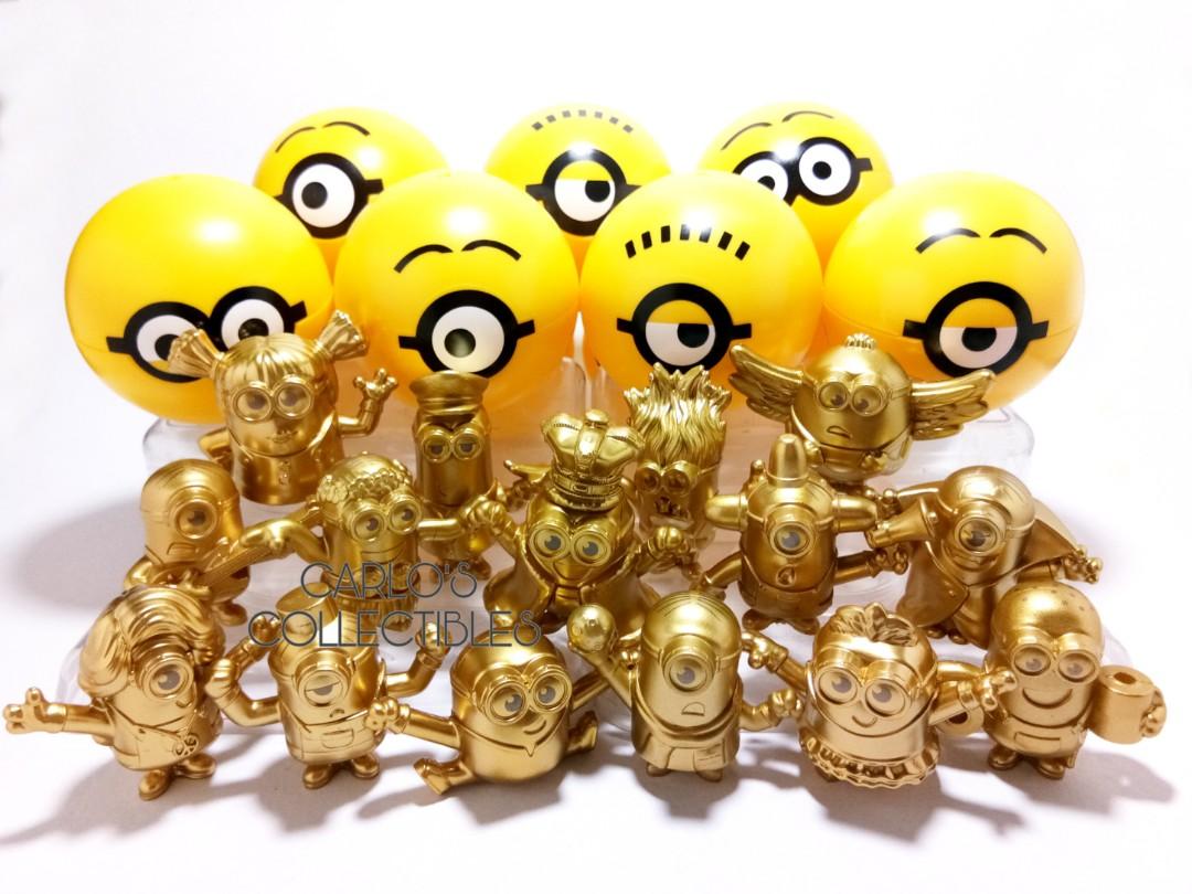 Minions The Rise Of Gru Gold Mcdonalds Happy Meal Toys Hobbies Toys Toys Games On Carousell