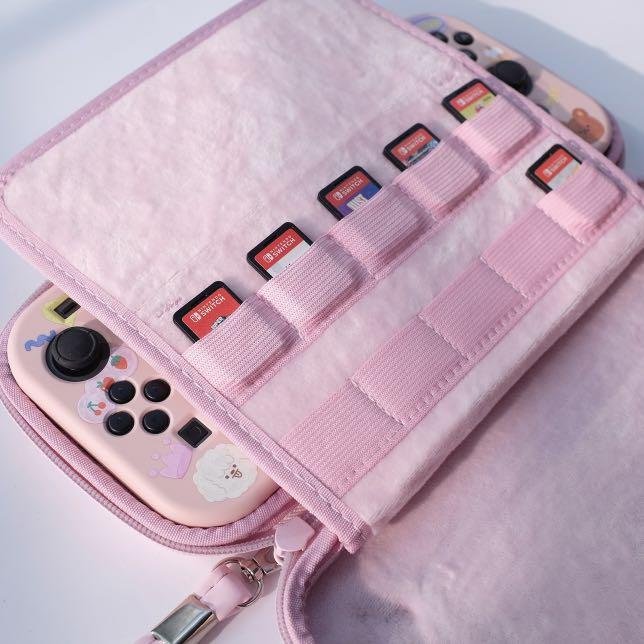 Nintendo Switch Pastel Pink Case, Video Gaming, Video Game Consoles ...
