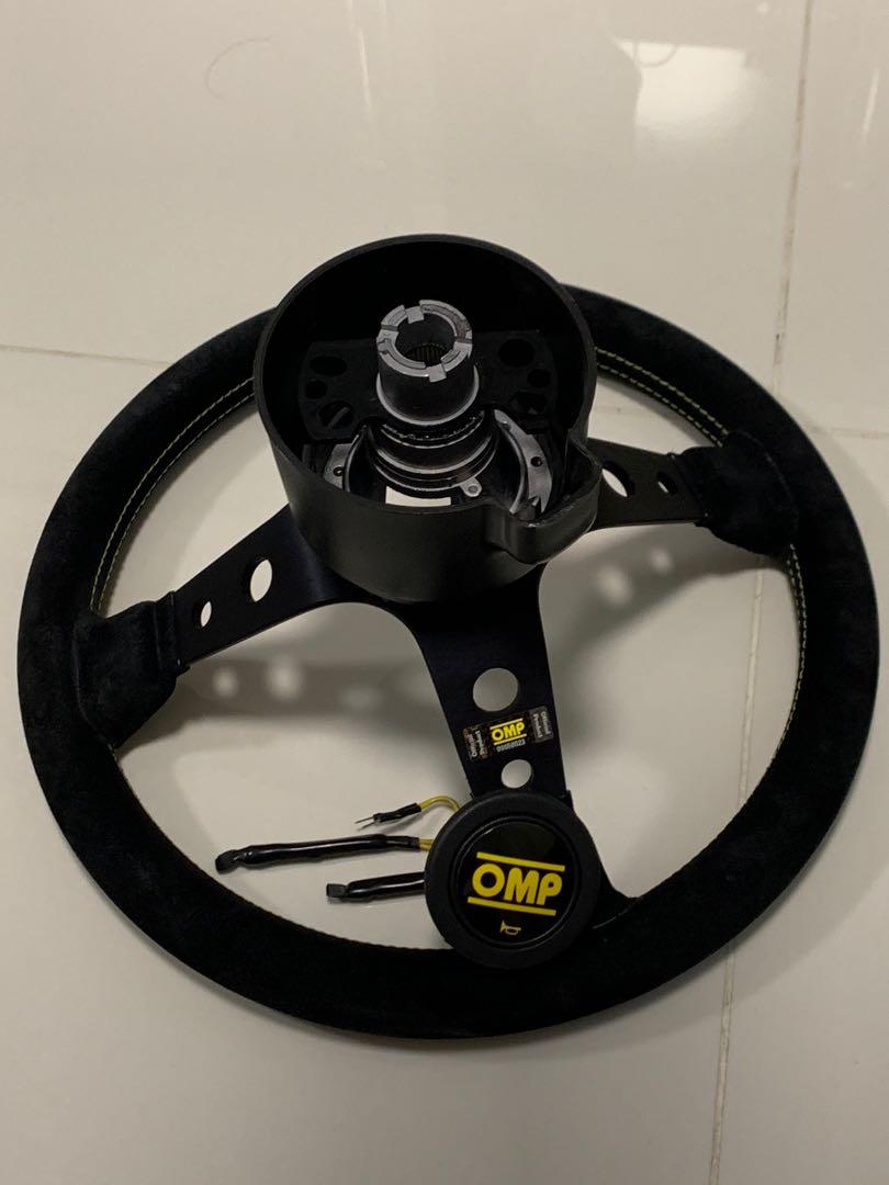 OMP Corsica 330 steering wheel w/OMP hub for Civic FD and airbag