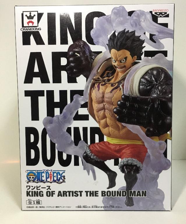 one piece banpresto king of artist the bound man luffy banpresto king of artist the snakeman luffy bundle price hobbies toys toys games on carousell