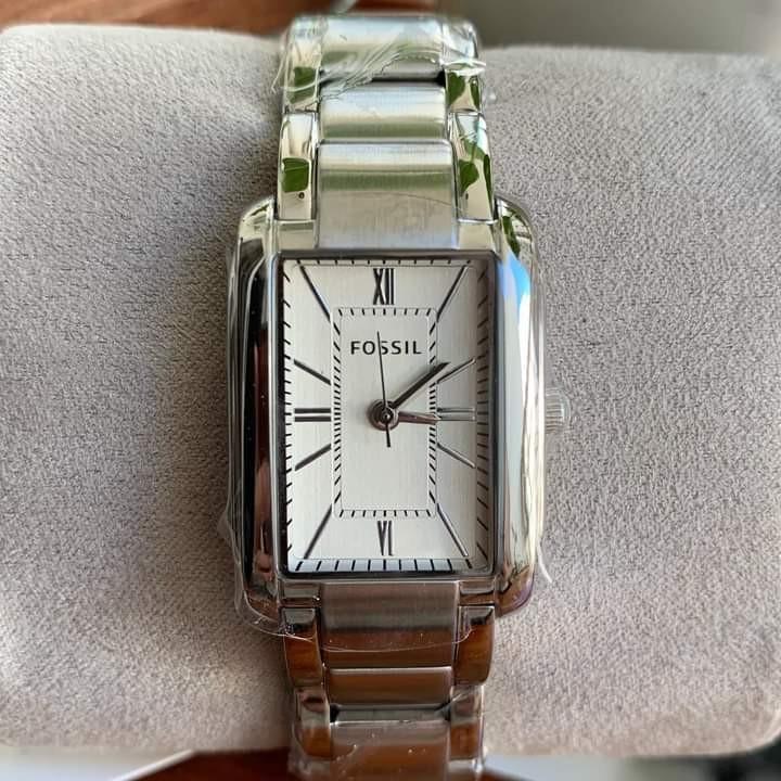 Fossil women's discount rectangle watch