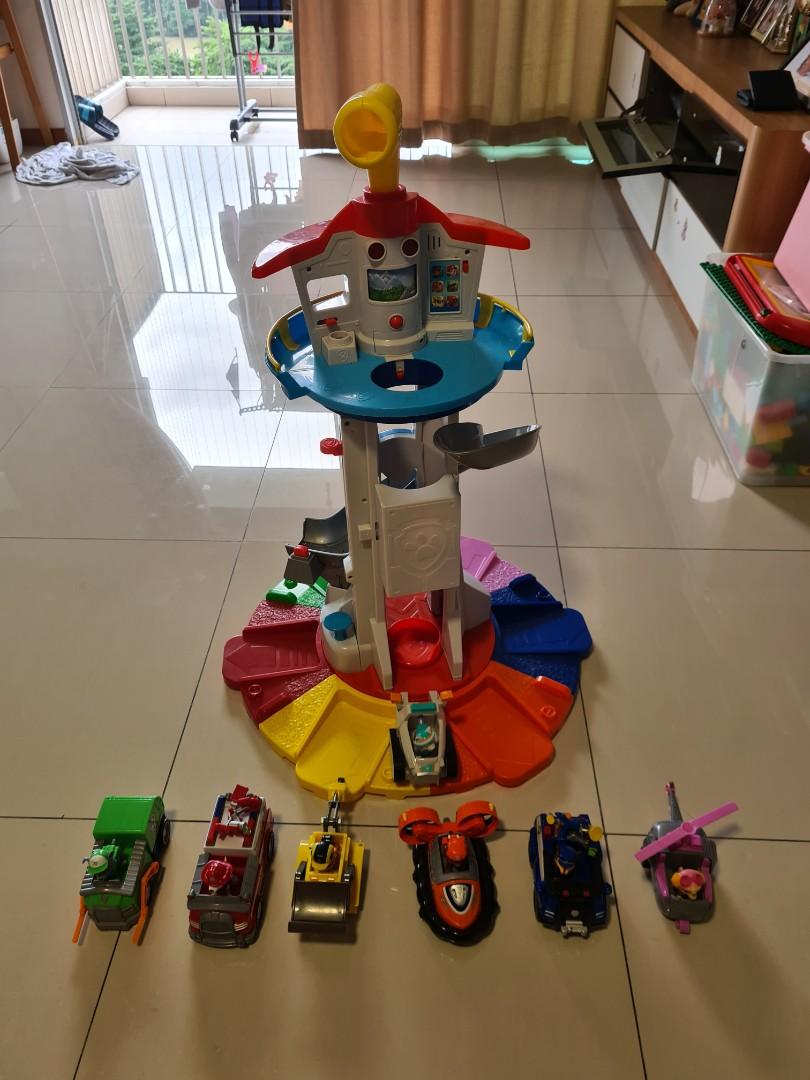 Paw patrol tower with 2025 cars