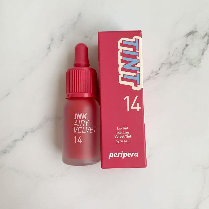 Peripera Ink Velvet Shade 14 Rosy Pink Shade Beauty Personal Care Face Makeup On Carousell
