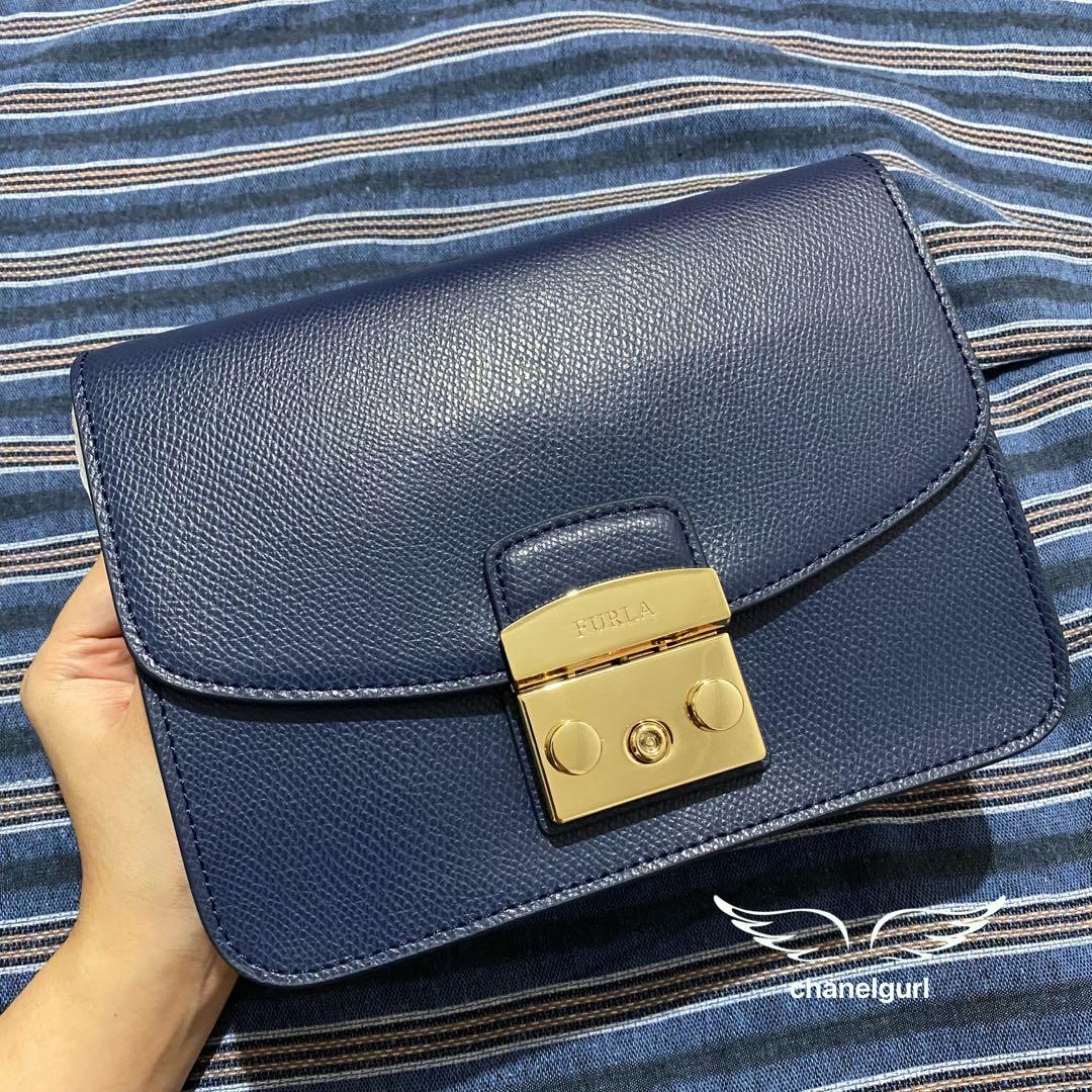 Furla metropolis navy blue store