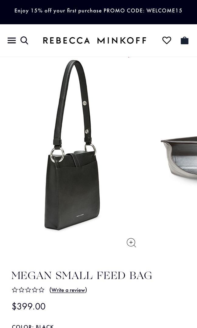 Rebecca minkoff feed bag black top