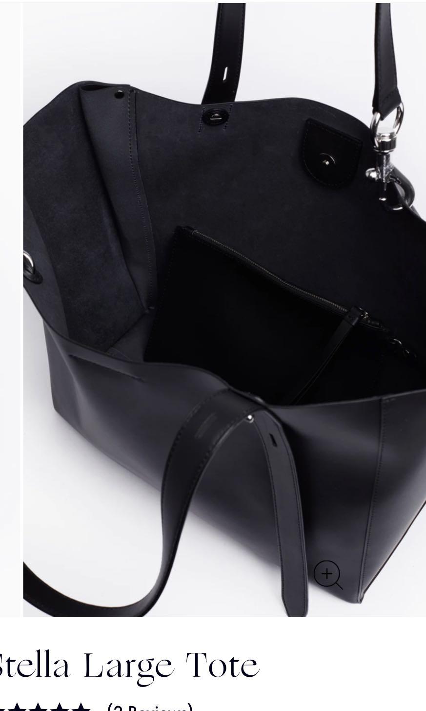 Rebecca minkoff stella clearance large leather tote