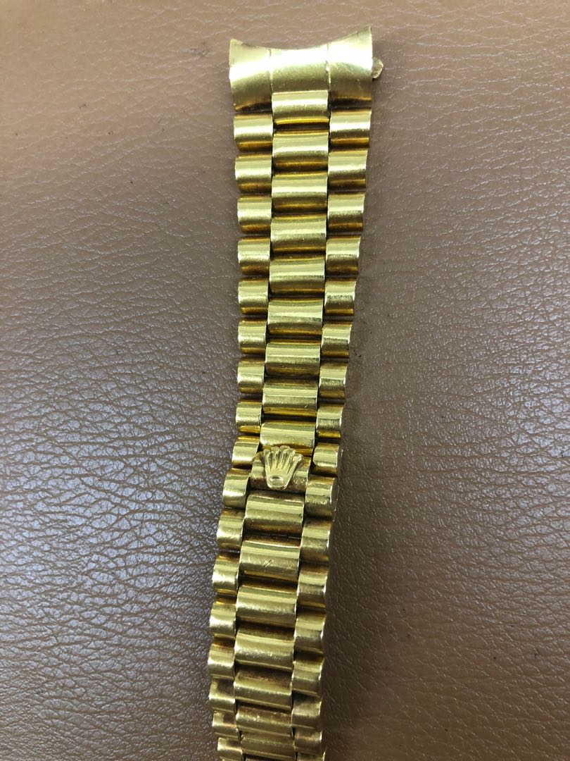 Rolex-type Jubilee 14 K Gold Replacement Band, -- RMJ14K-DATE: Star Time  Supply