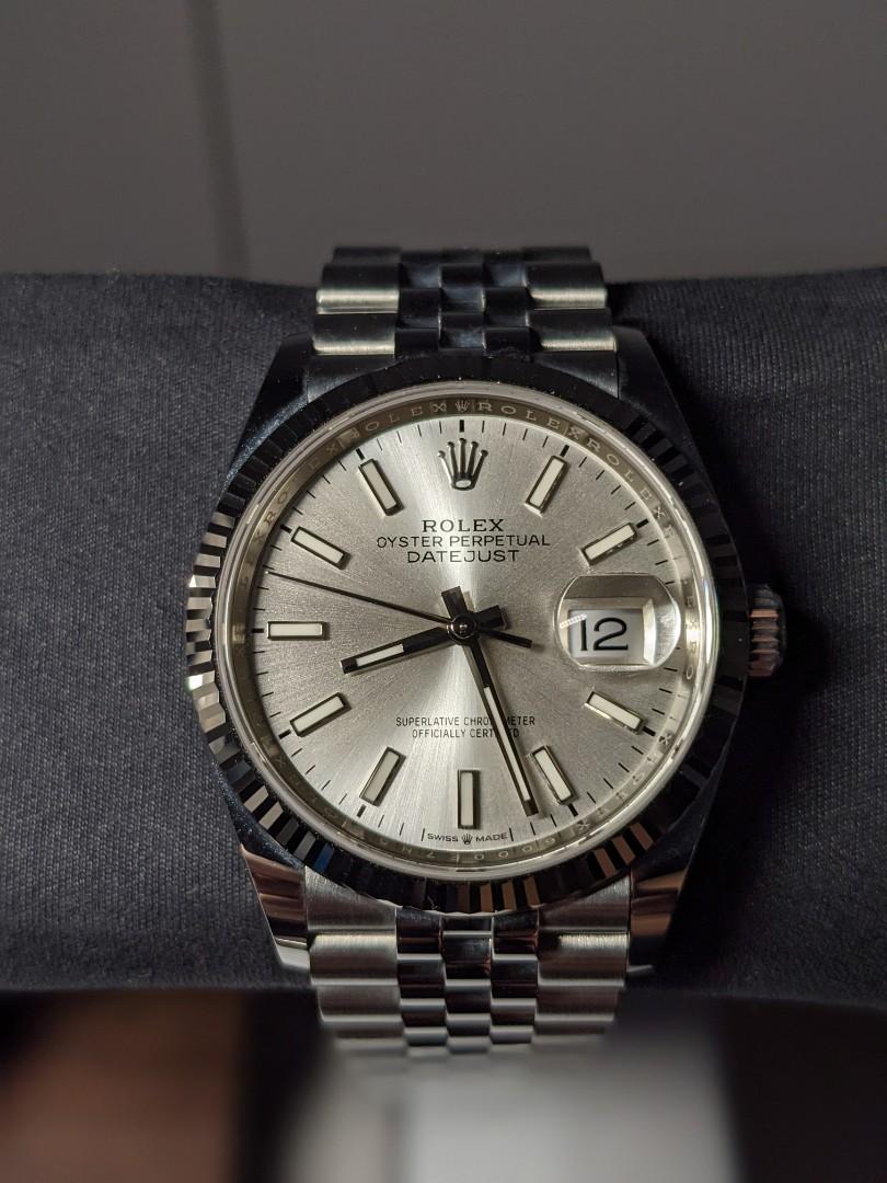 126234 silver dial