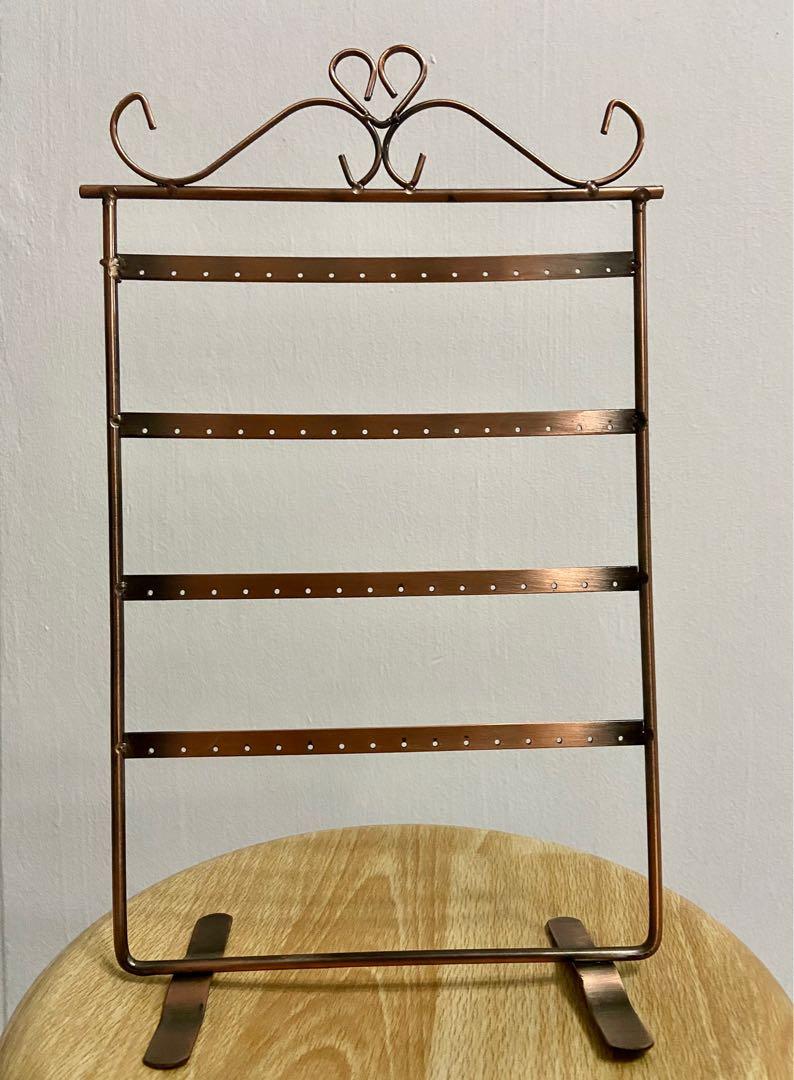 Rose Gold Earring Display Stand Earring Holder Women s Fashion