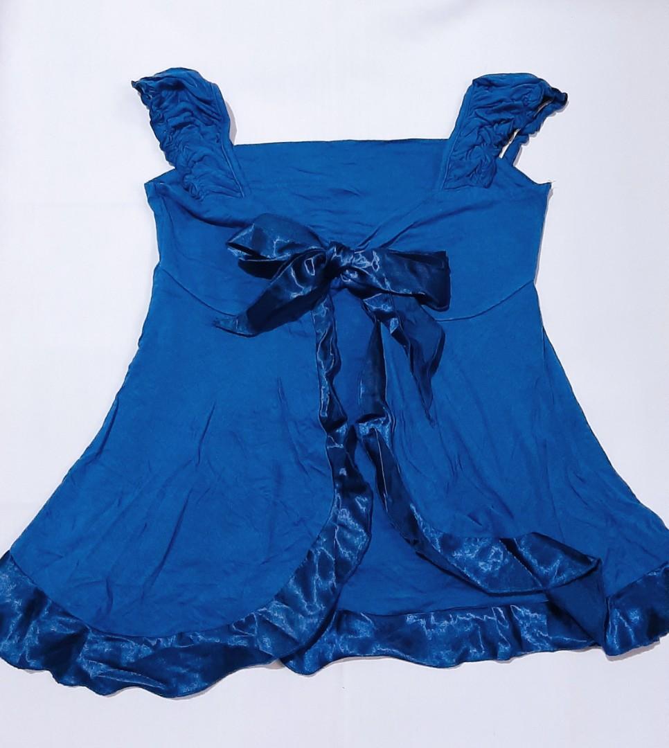 cute royal blue tops