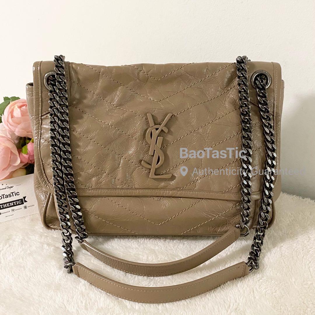 YSL croc sling bag, Luxury, Bags & Wallets on Carousell