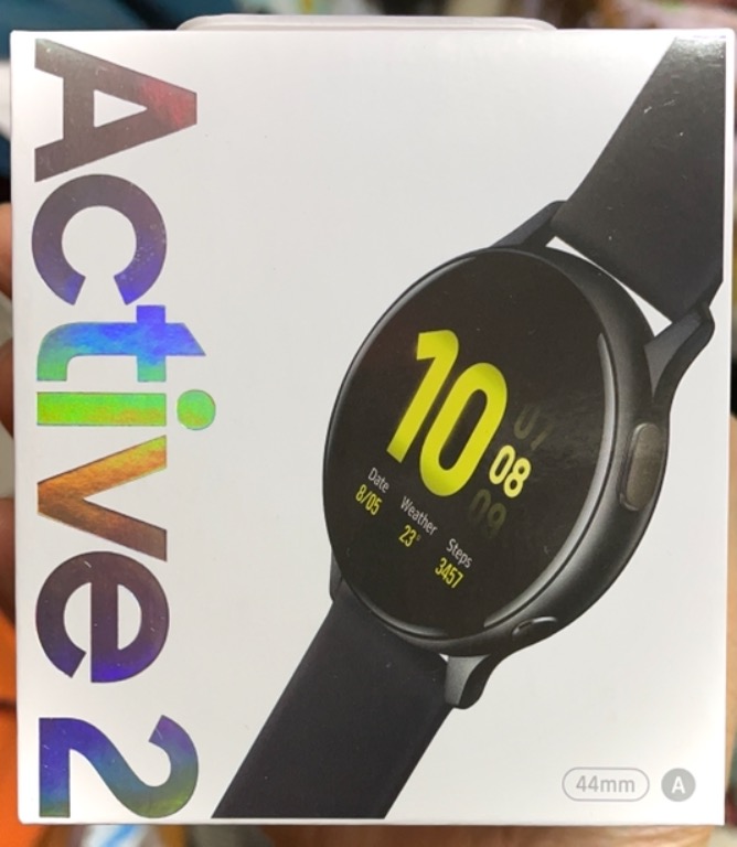 全新未拆SAMSUNG GALAXY WATCH ACTIVE 2 「香港行貨」44mm, 手提電話, 智能穿戴裝置及智能手錶- Carousell