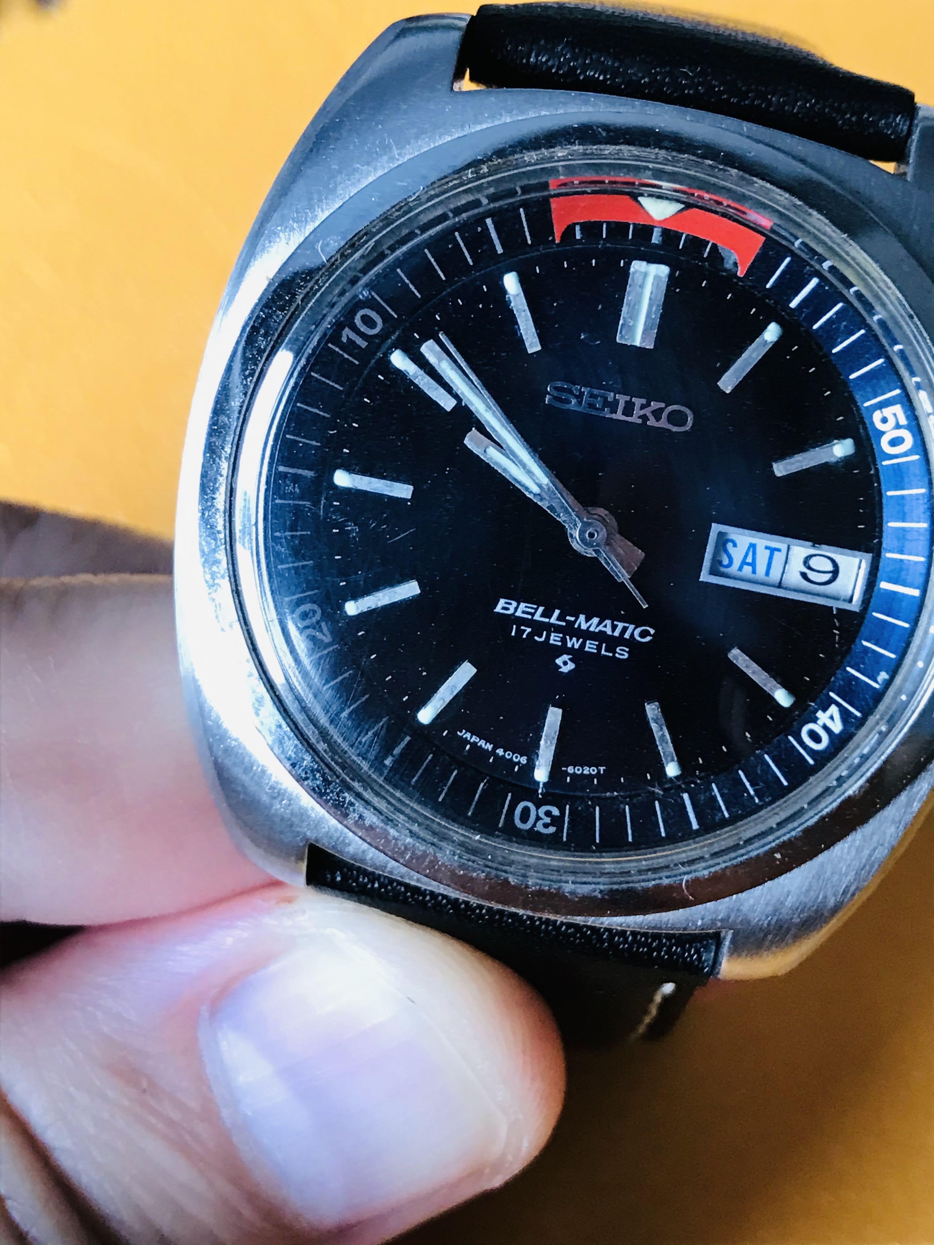 Seiko mechanical alarm online watch