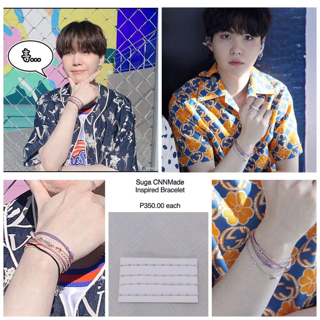 Amazon.com: Dolpind Kpop Bracelets SUGA Jimin V Jimin Jung kook Jhope Jin  Rap Bangtan boys Bracelet Merchandise merch: Clothing, Shoes & Jewelry
