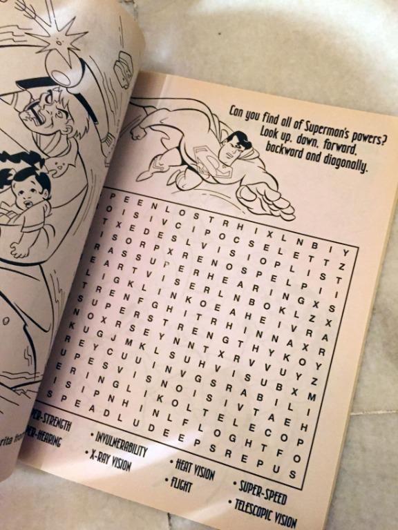 Superman Animated Series Jumbo Colouring & Activity Book Double Trouble