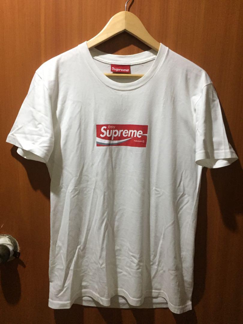 累計販売2万枚突破！ Supreme Coca Cola Box Box Logo Tee Tag Tシャツ
