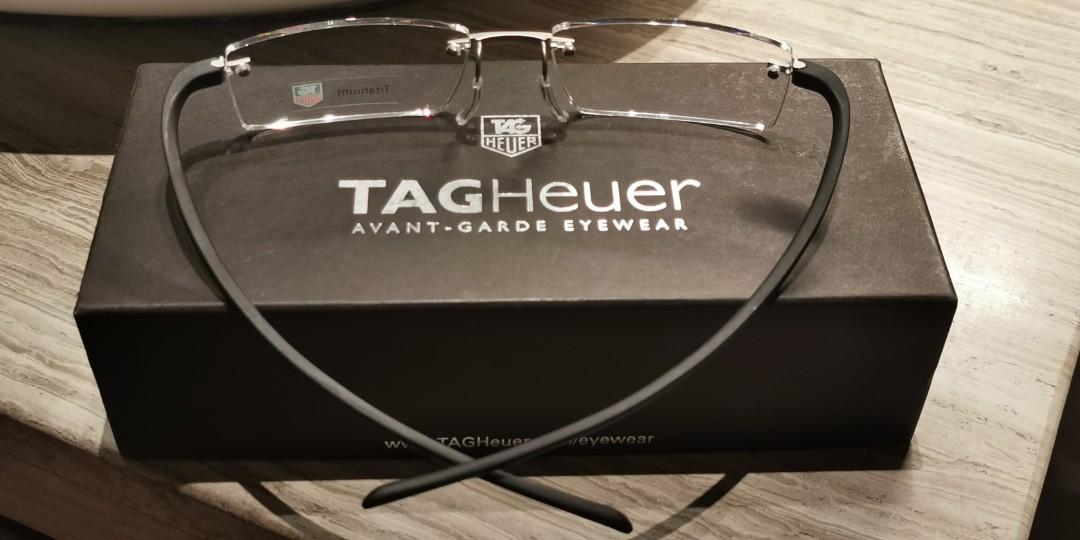 tag heuer glasses 無框眼鏡, 名牌, 服裝- Carousell